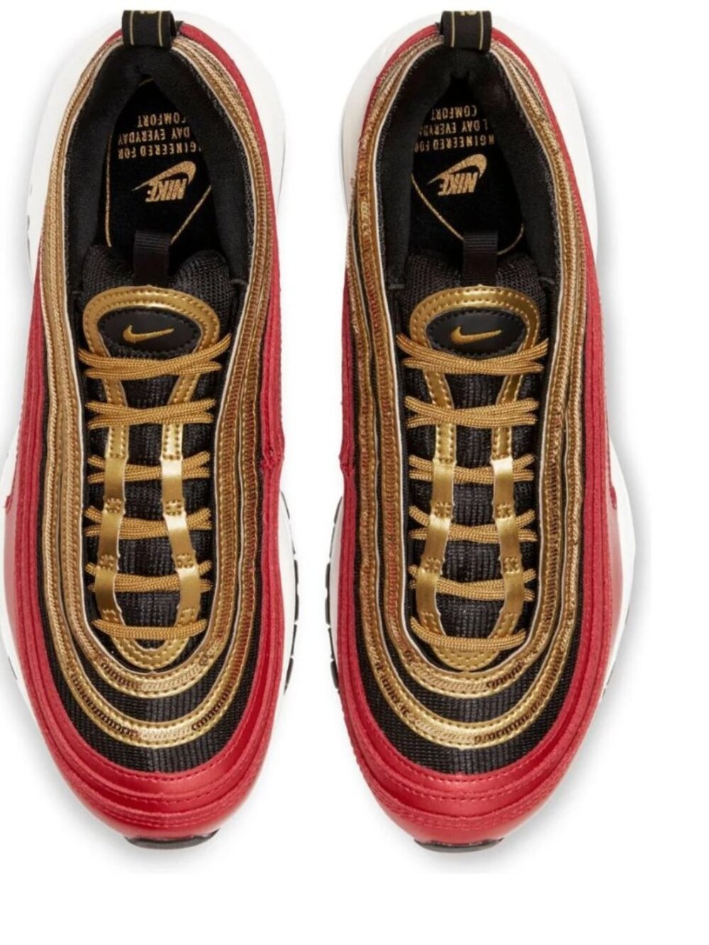 Nike women's Air Max 97 'gold sequin' 7.5 - Picture 2 of 2
